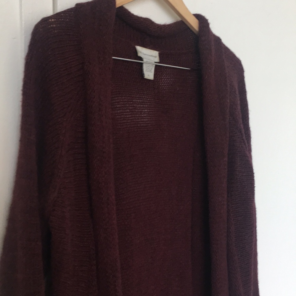 Burgundy Soft Surrounding Alpaca/Wool Sweater